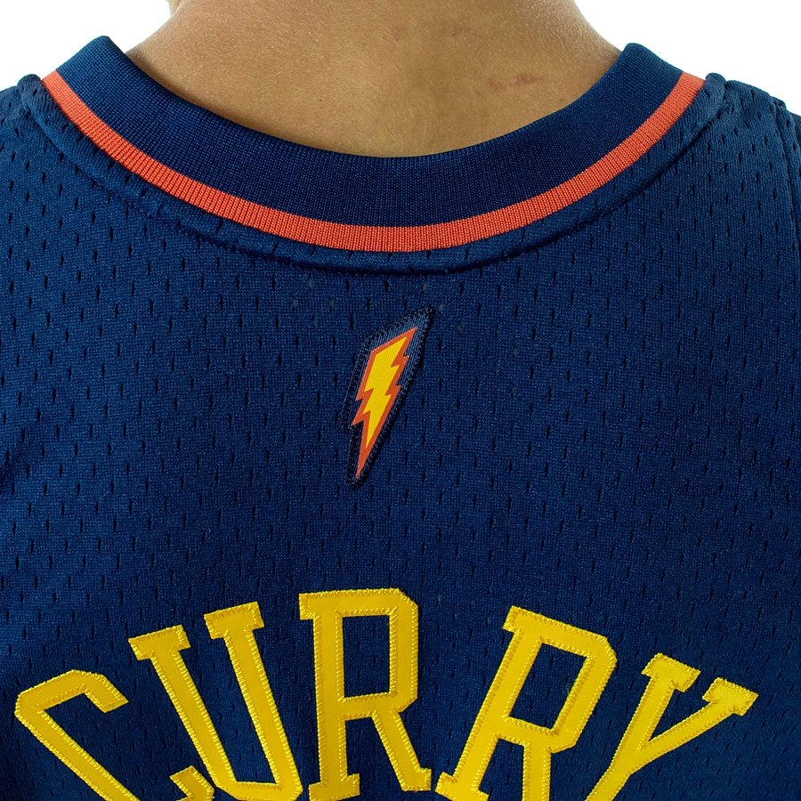 Mitchell And Ness Swingman Jersey Hwc Golden State Warriors Stephen Curry 2009 10 Navy Clothes 5669