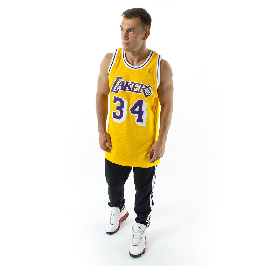 MITCHELL & NESS Los Angeles Lakers Swingman Jersey SMJYCP19273-LALBLCK96SON  - Karmaloop