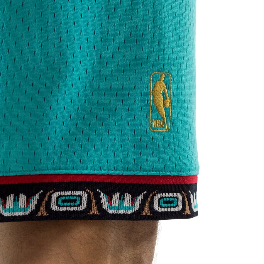 Mitchell & Ness Men NBA Memphis Grizzlies CNY 4.0 Swingman Short Teal  PFSW1249VGR96T