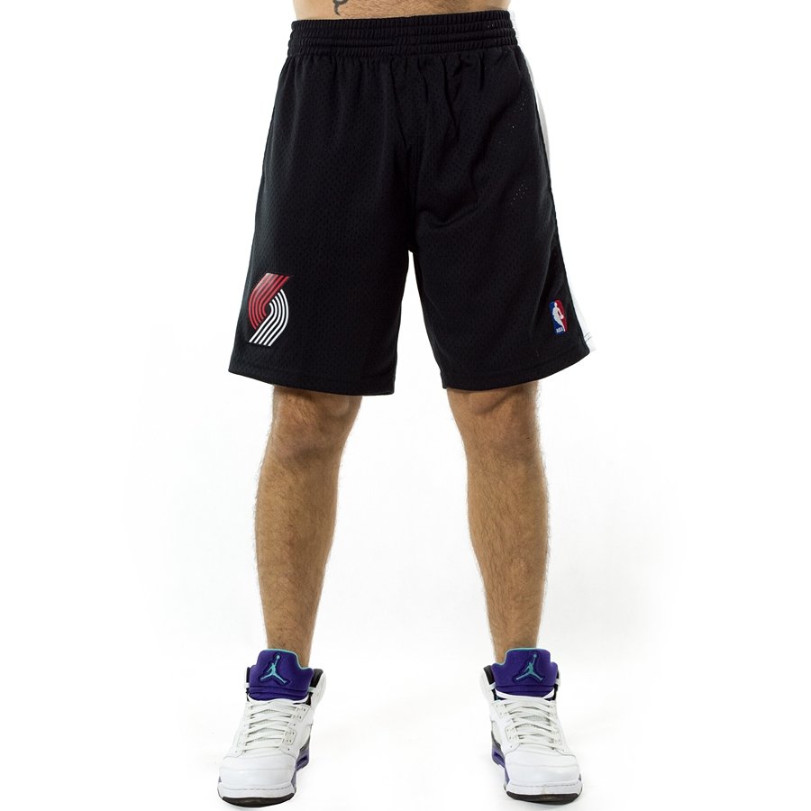 Mitchell and Ness Swingman Shorts Portland Trail Blazers 1999-00 black ...