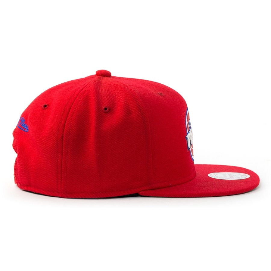 Mitchell and Ness snapback Wool Solid Detroit Pistons red Detroit