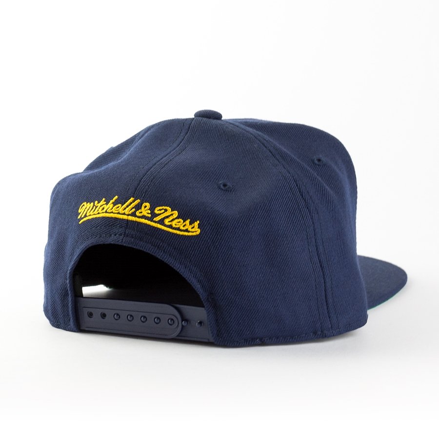 Mitchell and Ness snapback Wool Solid Indiana Pacers navy Indiana ...