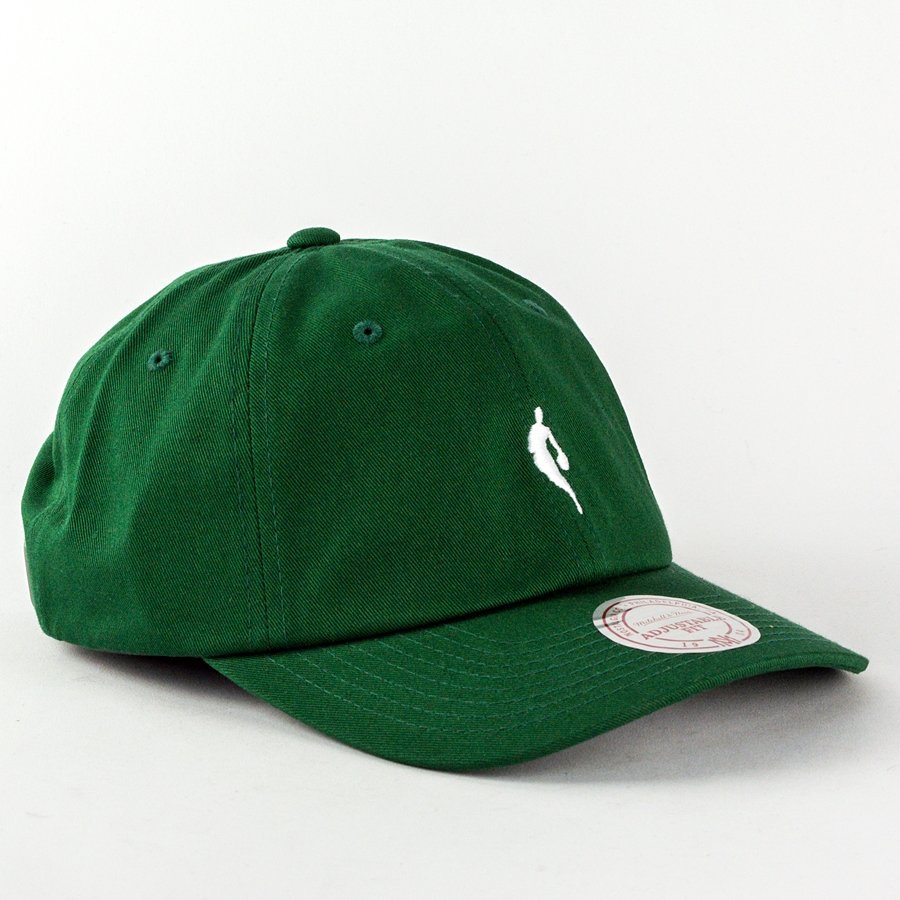 Mitchell and Ness strapback Little Dribbler Dad Hat green / white Green ...