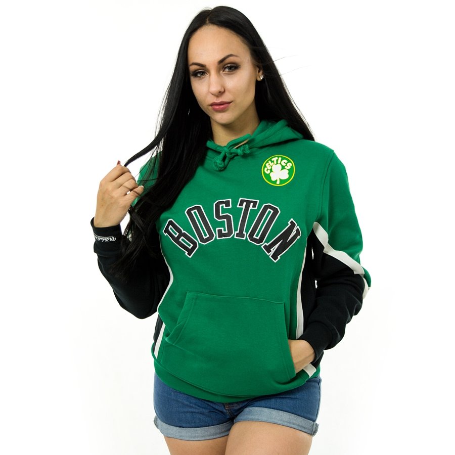 Mitchell and Ness sweatshirt hoody NBA Finals Seconds Fleece Boston Celtics  green / black