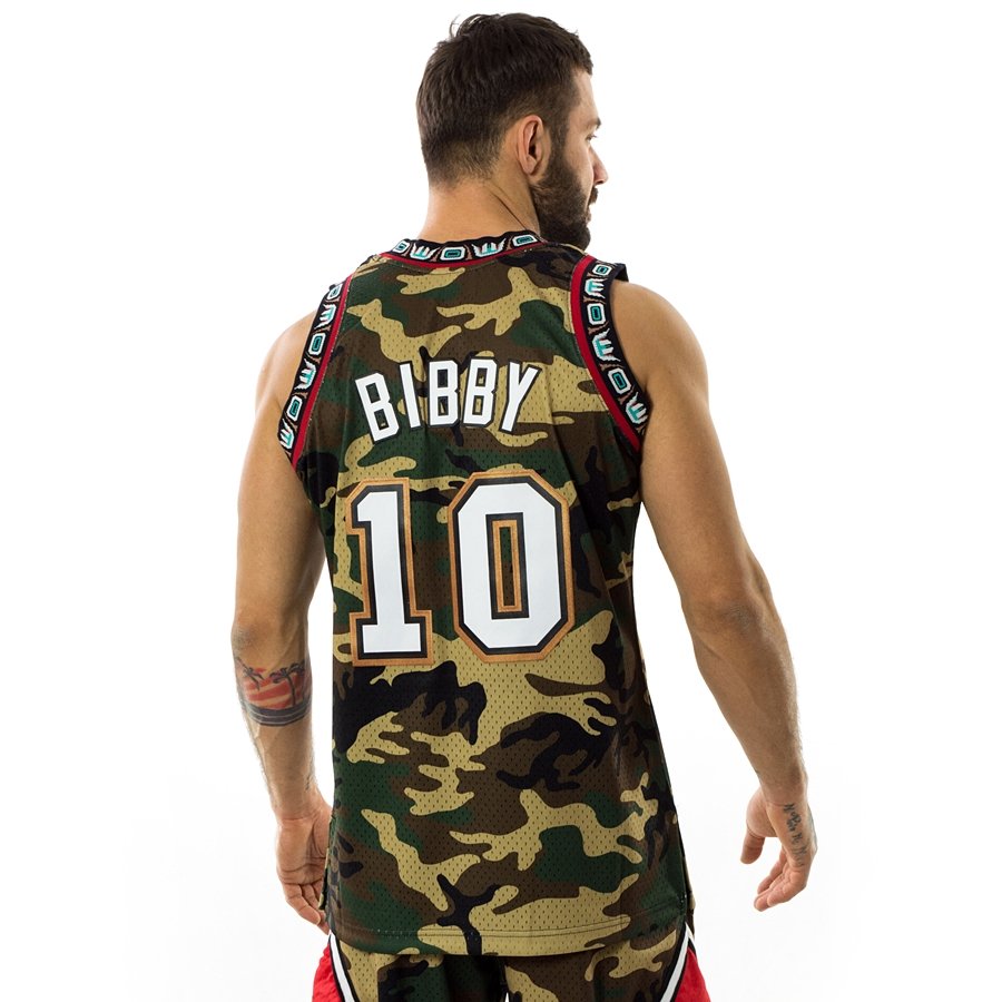 Mitchell and Ness swingman jersey Camo QS Vancouver Grizzlies Mike Bibby  woodland camo Mike Bibby  CLOTHES & ACCESORIES \ T-Shirts \ Tank Tops  BASKETBALL \ NBA WESTERN CONFERENCE \ Vancouver Grizzlies