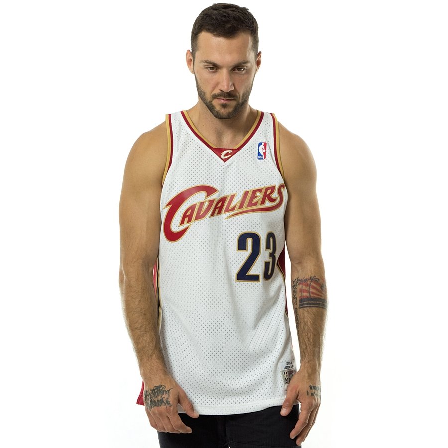 Mitchell and Ness swingman jersey Cleveland Cavaliers LeBron James 2003 ...