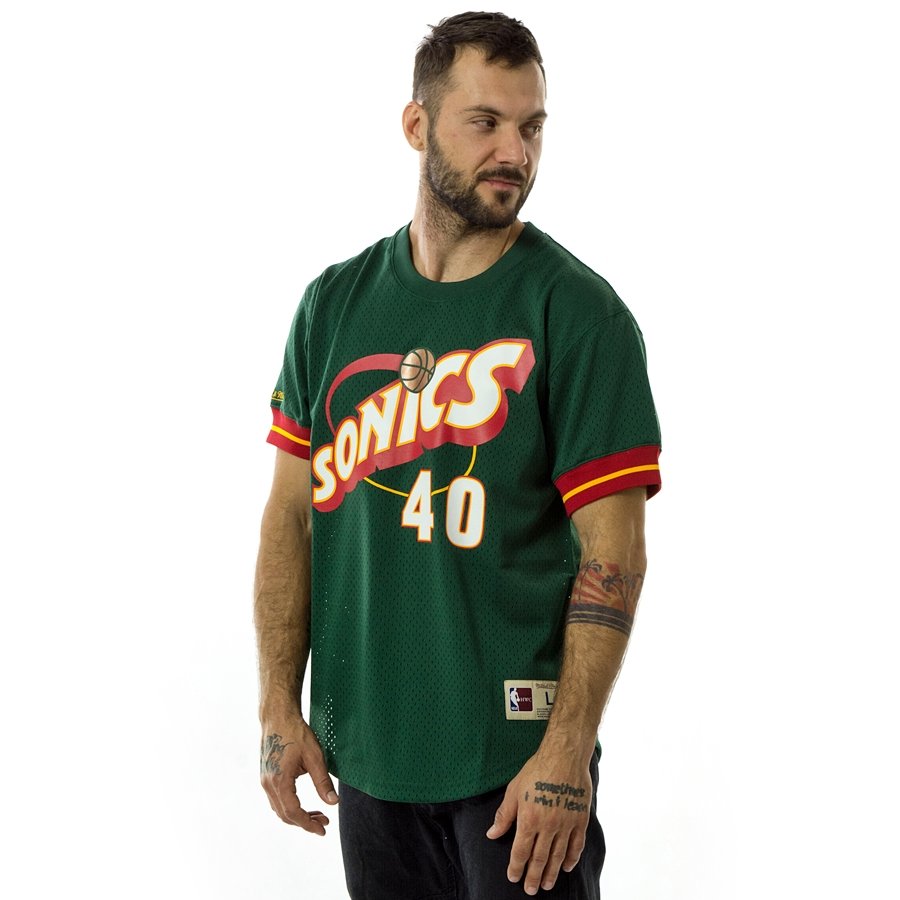 Mitchell & Ness - Shawn Kemp Seattle Supersonics Cream Team 95-96 H