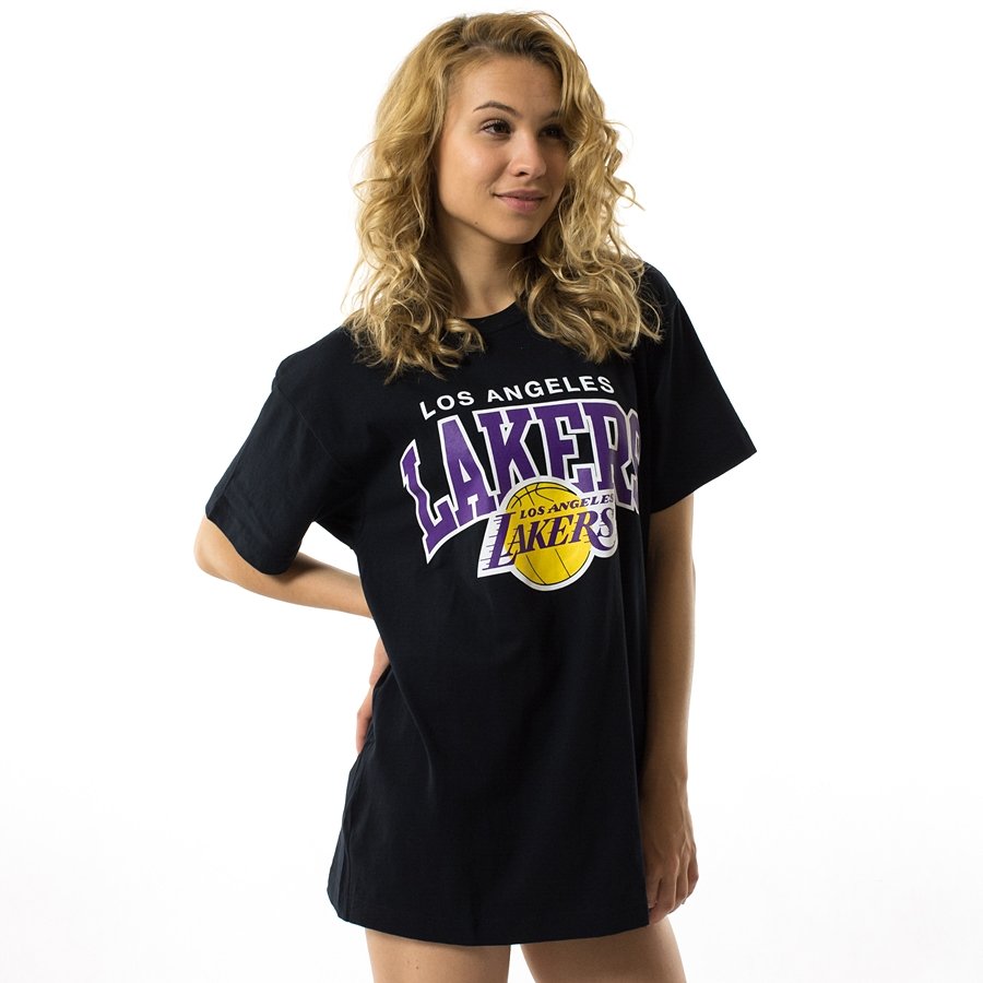 Mitchell and Ness t-shirt WMNS Team Arch Los Angeles Lakers black Los ...