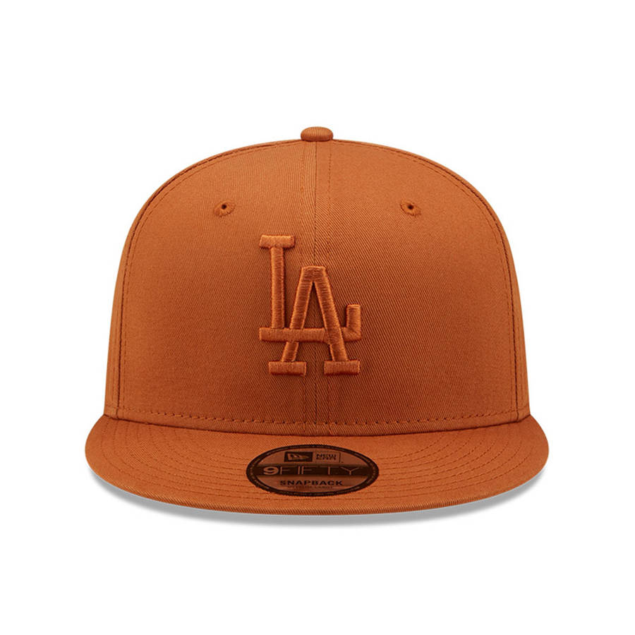 New Era snapback 9FIFTY MLB Essential Los Angeles Dodgers brown ...