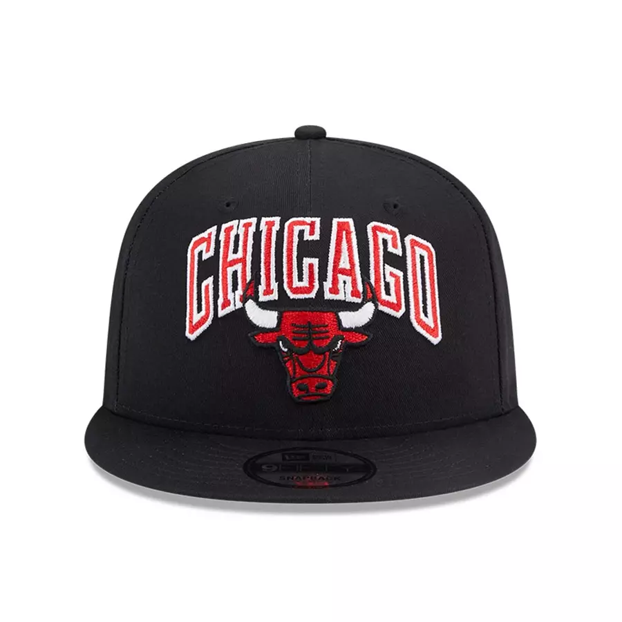 Black New Era NBA Chicago Bulls Trucker Cap