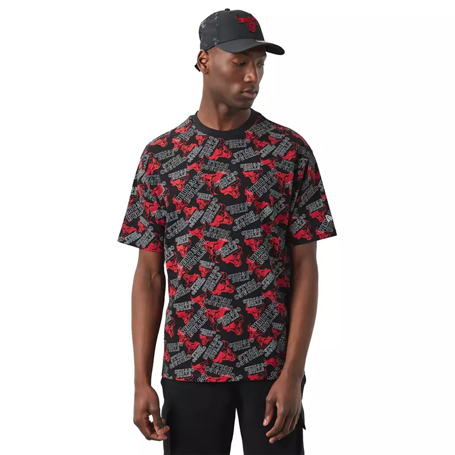 New Era T-shirt - Chicago Bulls - Black » Always Cheap Delivery