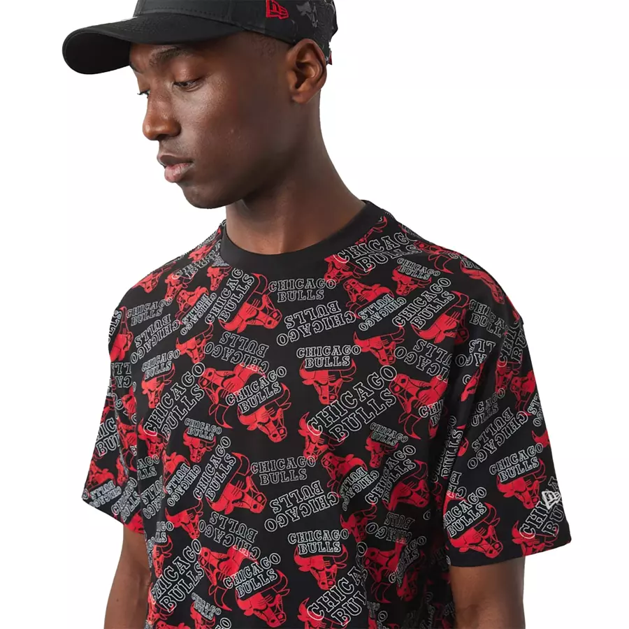 New Era T-shirt - Chicago Bulls - Black » Always Cheap Delivery