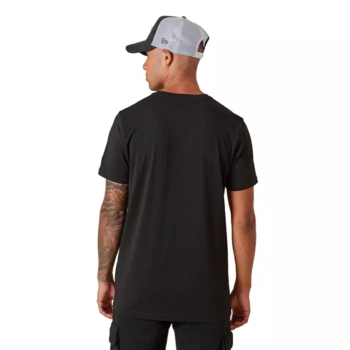 New Era NBA Miami Heat NBA Infill Logo Black Oversized T-Shirt