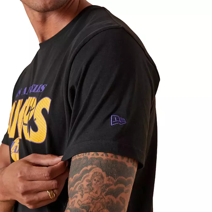 Los Angeles Lakers New Era Summer City Infill T-Shirt