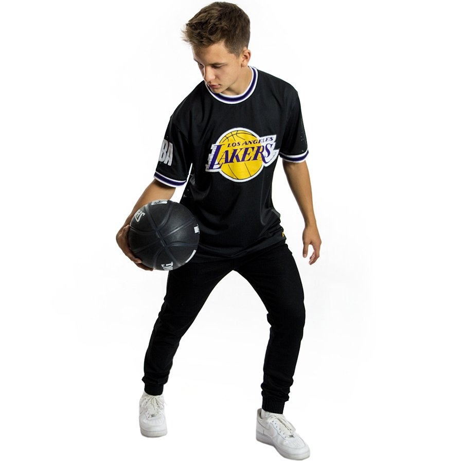 Buy NBA LOS ANGELES LAKERS PINSTRIPE OVERSIZED T-SHIRT for N/A 0.0