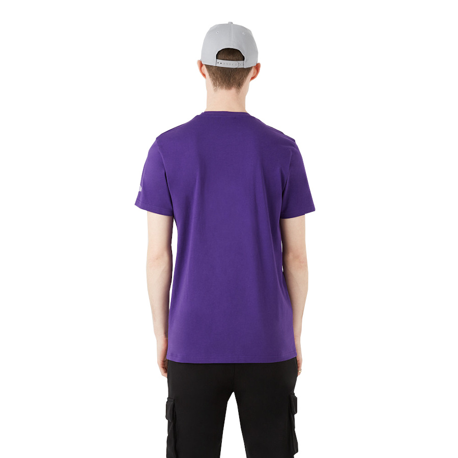 Purple New Era NBA Los Angeles Lakers Back Graphic T-Shirt