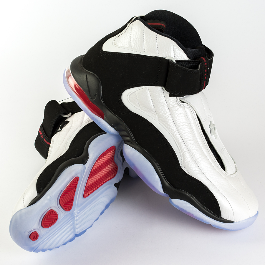 Nike Air Penny IV White / True Red / Black (864018-101) | BRANDS \ N ...