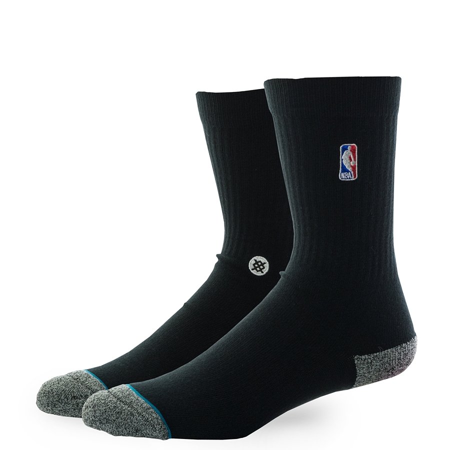 Stance socks NBA Logoman Crew IIblack Black | BASKETBALL \ Accesories ...