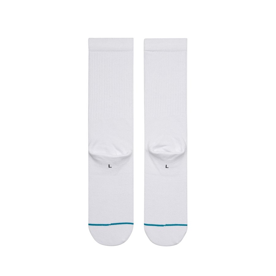 Stance socks NBA Logoman Crew white White | BASKETBALL \ Accesories ...