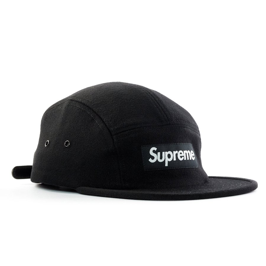 Supreme 5-panel Wool Camp Cap black | CLOTHES & ACCESORIES \ Caps \ 5