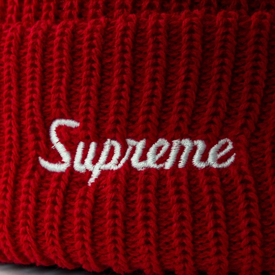 Supreme Loose Gauge Beanie red | CLOTHES & ACCESORIES \ Caps \ Beanies *WOMEN \ Caps *MEN \ Caps