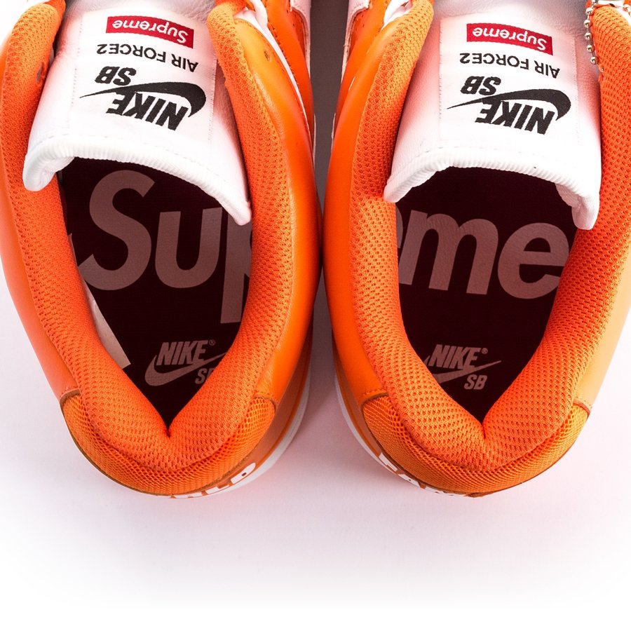 Nike Supreme x Air Force 2 'Orange' AA0871-818