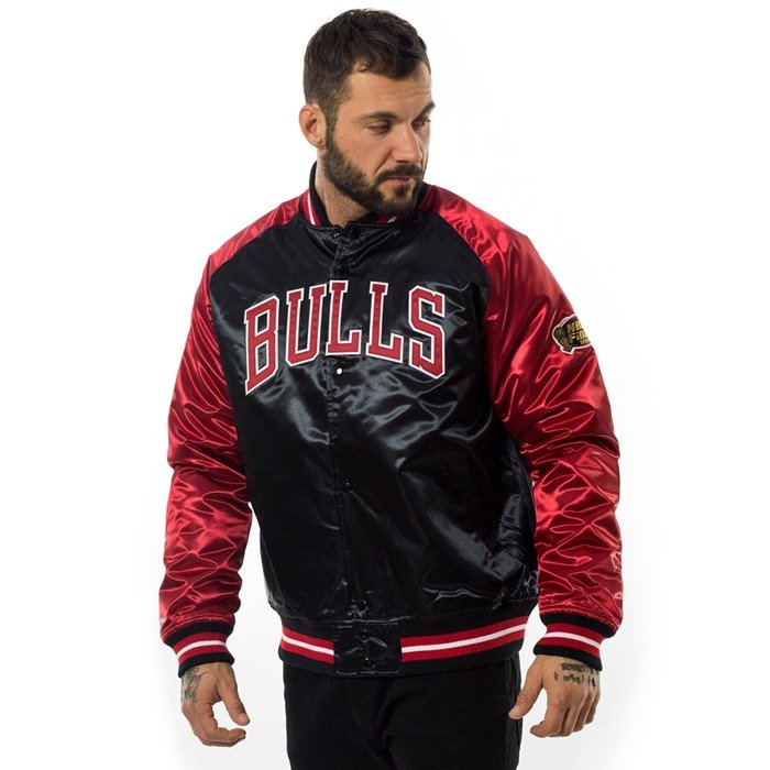 Mitchell and Ness NBA Tough Season Satin Jacket Chicago Bulls Chicago ...