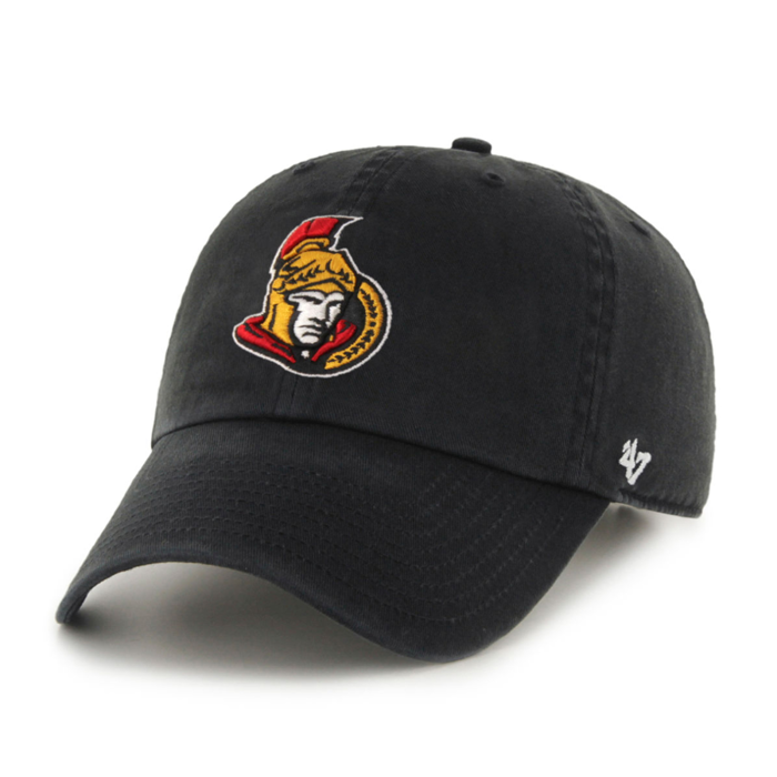 47 brand dad hat strapback Clean Up Ottawa Senators black