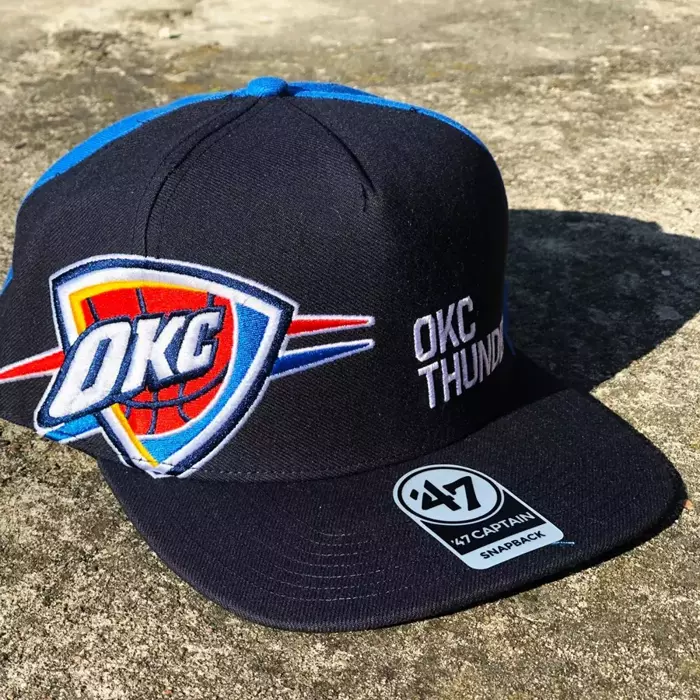 47 brand snapback Outer Edge Captain NBA Oklahoma City Thunder navy