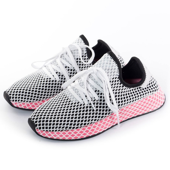 Adidas Originals Deerupt Runner black core black chalk pink CQ2909 SNEAKERS Sneakers Adidas Originals BRANDS A Adidas Originals WOMEN Shoes MATSHOP.PL Multibrand Streetwear Store Caps Sneakers Basketb...