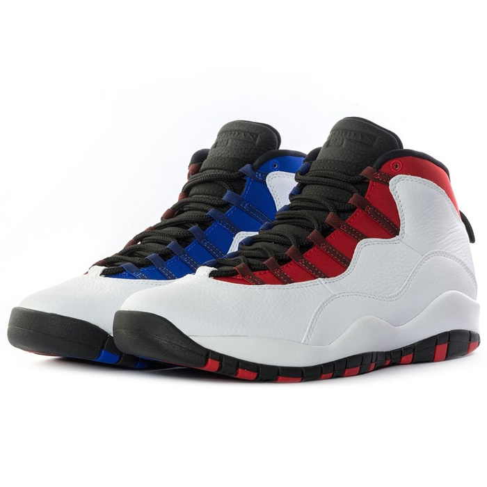 retro 10 blue and red