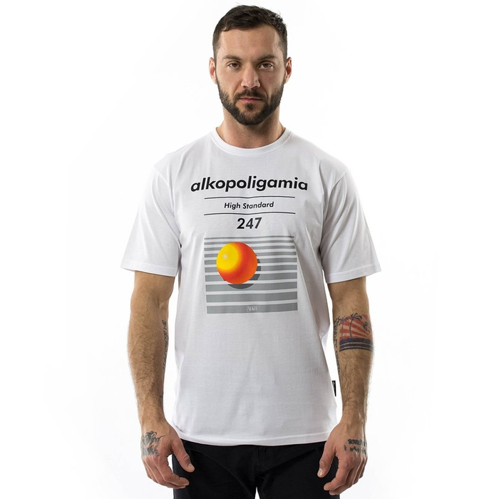 Alkopoligamia t-shirt Tapes Scotch white