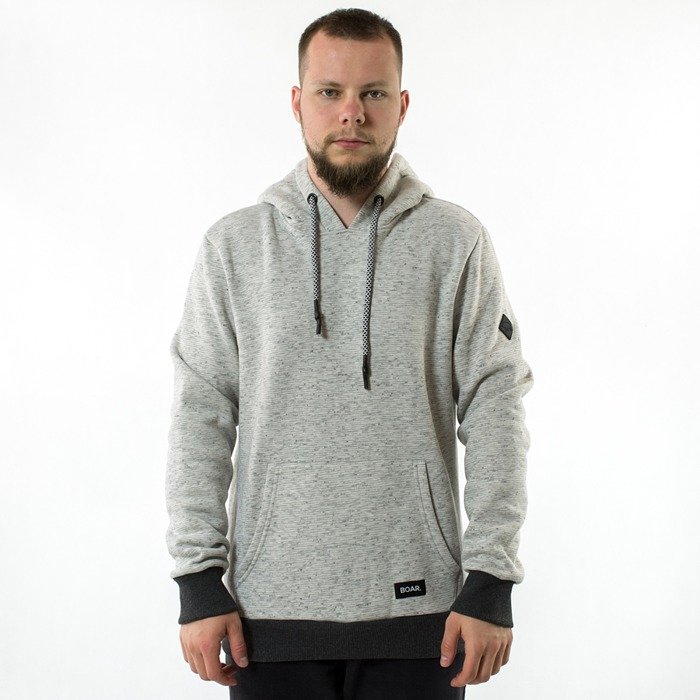 Boar Clothing sweatshirt hoody Capiz grey melange