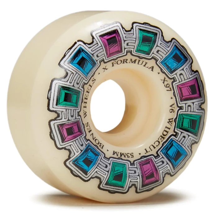 Bones Wheels X-Formula Dial Of Destiny V6 Widecut 97A 4szt. white (53mm)