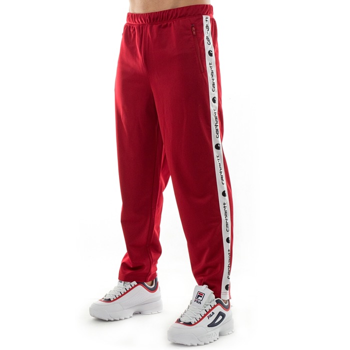 Carhartt WIP Goodwin Track Pants cardinal / white