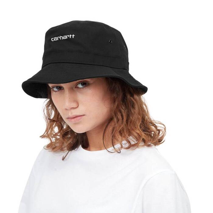 Carhartt WIP Script Bucket Hat black / white