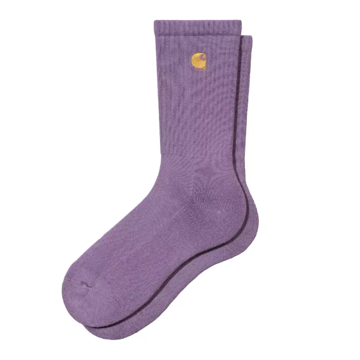 Carhartt WIP socks Chase violanda / gold