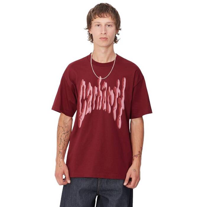 Carhartt WIP t-shirt Goo scarlet