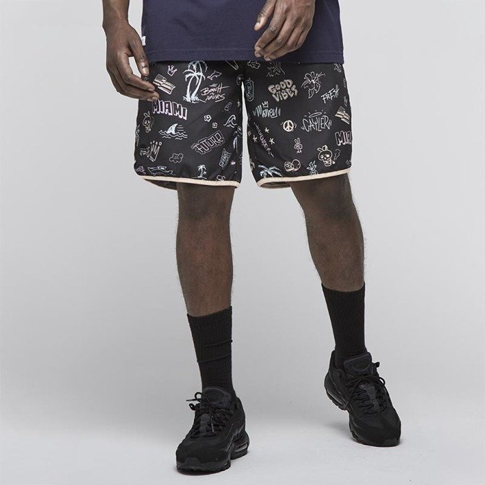 Cayler and Sons shorts WL Sager Nylon black / multicolor