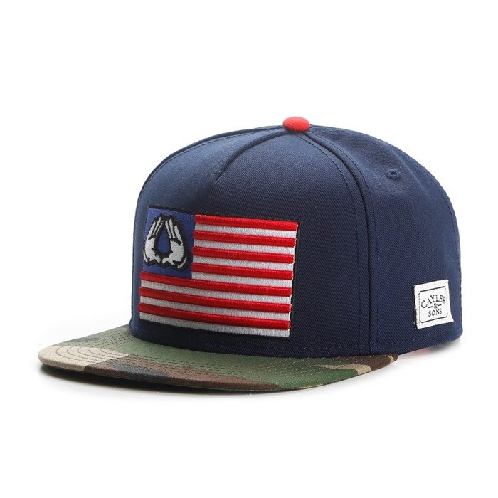 Cayler and Sons snapback Salute navy / woodland