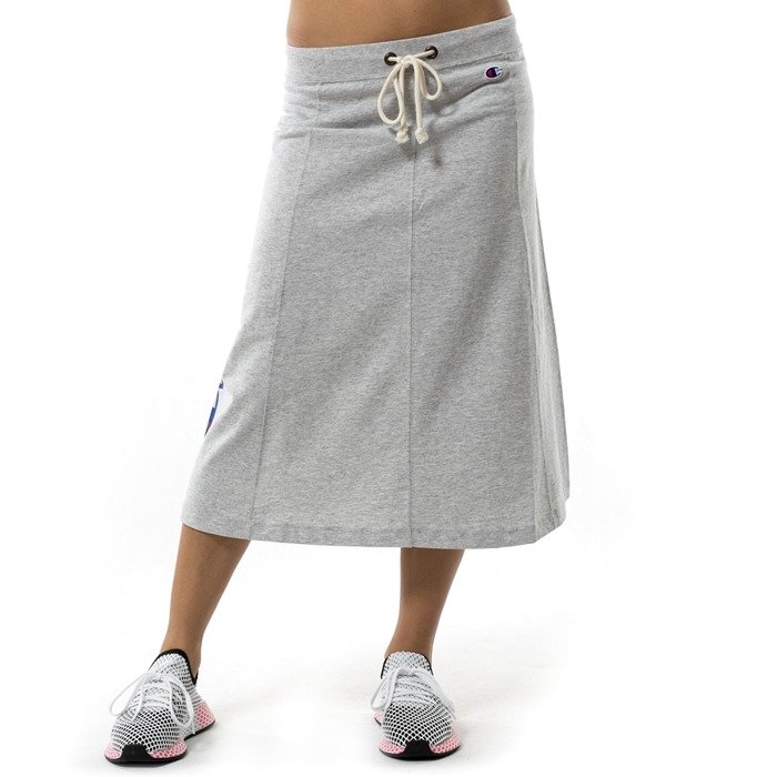 Champion Champion A-Line Pleated Script Logo Jersey Skirt grey (110547/S18/EM004)