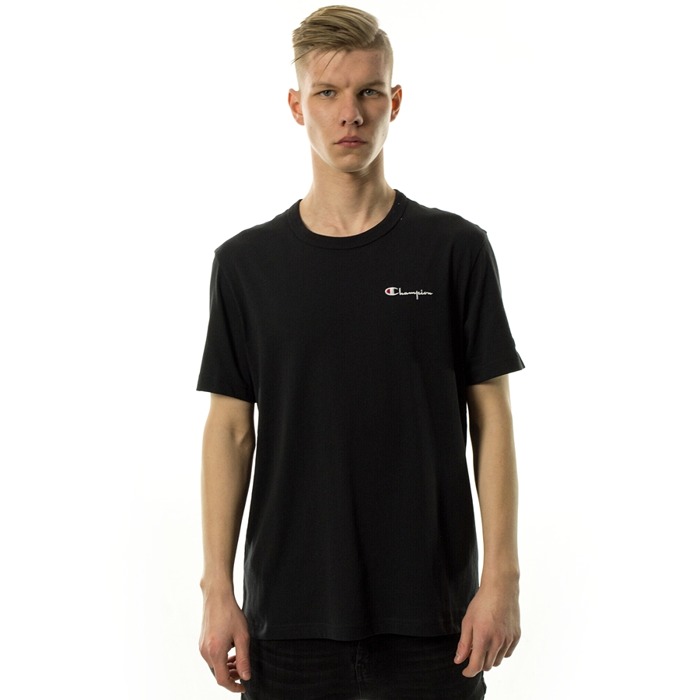 Champion t-shirt Reverse Weave Emb. Scirpt Small Logo black (211985/S18/KK001)