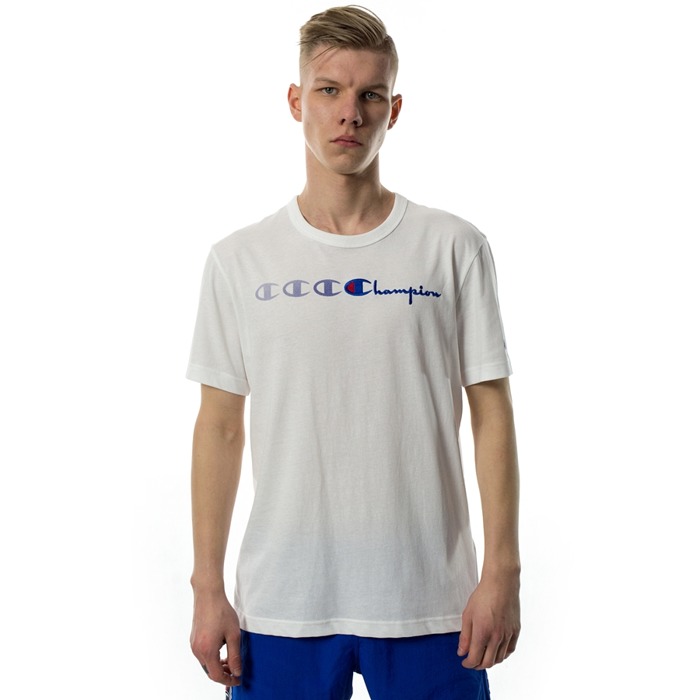 Champion t-shirt Reverse Weave Vintage Logo C Print white (212976/S18/WW001)