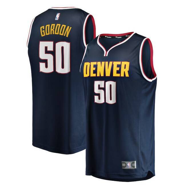 Fanatics Replica Jersey NBA Icon Edition Denver Nuggets Aaron Gordon navy 