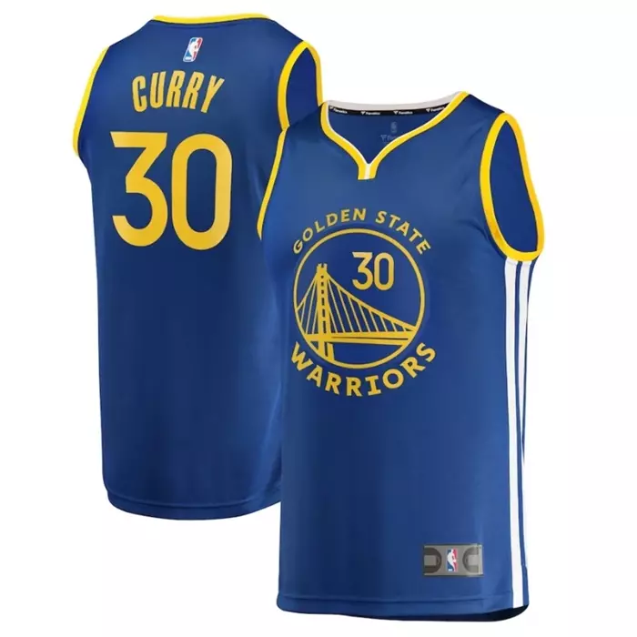 Fanatics Replica Jersey NBA Icon Edition Golden State Warriors Stepehn Curry blue