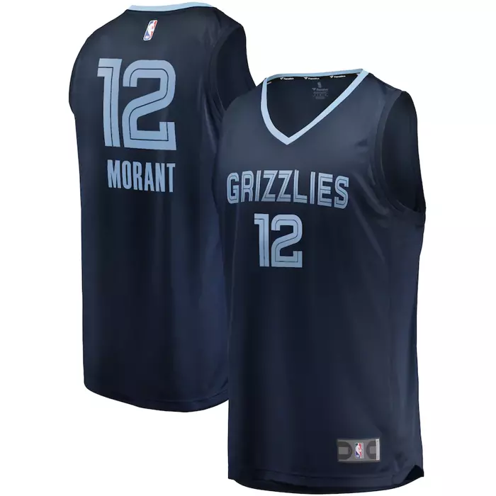 Fanatics Replica Jersey NBA Icon Edition Memphis Grizzlies Ja Morant navy  