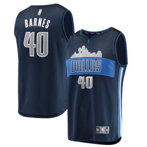 Fanatics Replica Jersey NBA Statement Edition Dallas Mavericks Harrison Barnes navy