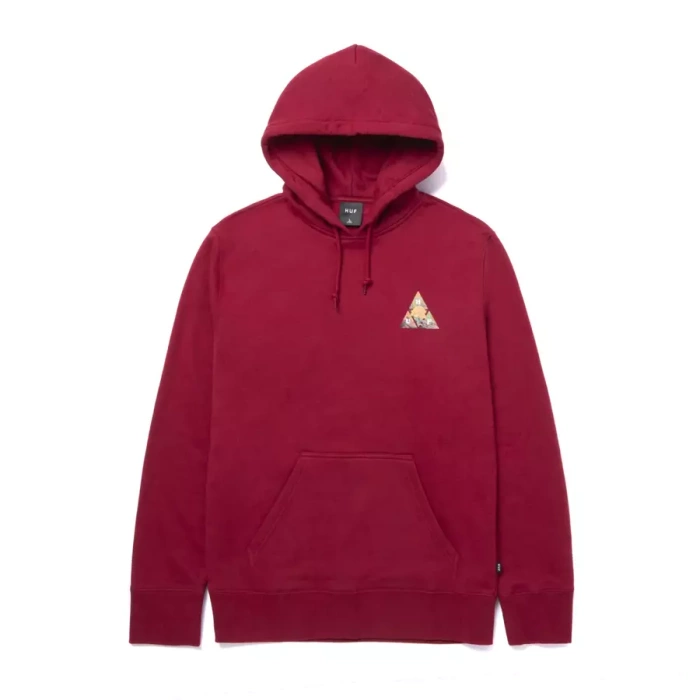 HUF sweatshirt hoody New Dawn Triple Triangle bloodstone