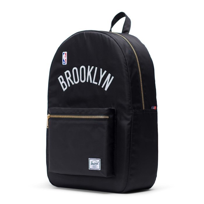 Herschel Supply Co. backpack Settlement Satin Brooklyn Nets black ...