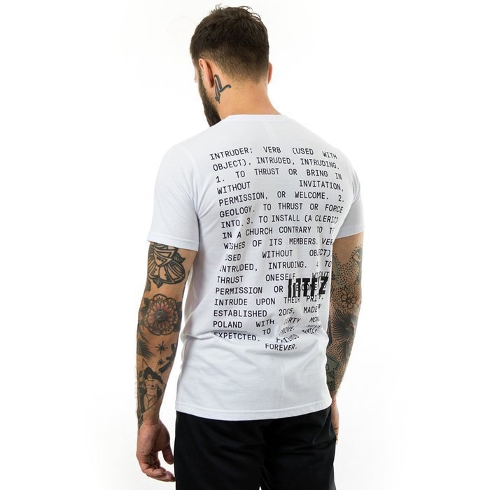 Intruz t-shirt Definition white